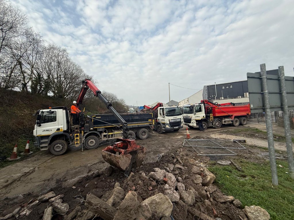 Scrap Metal Removal - James Grab and Tipper Hire, South Wales