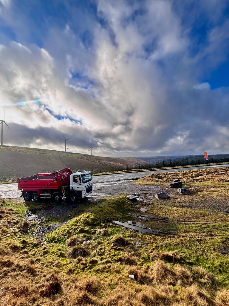 Brownfield Site Remediation - James Grab and Tipper Hire, South Wales