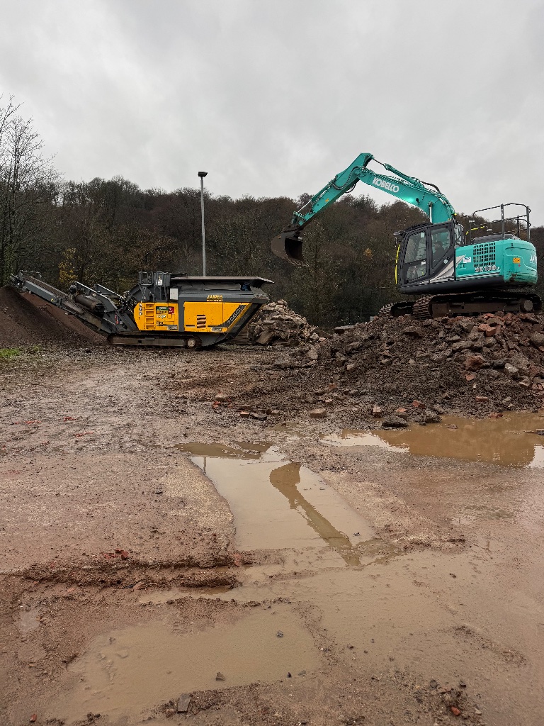 Newport Industrial Park Demolition — James Grab and Tipper Hire project in Newport