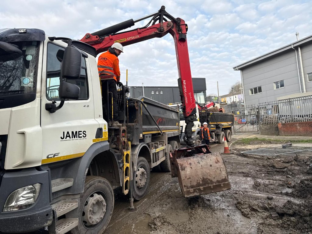 Rubble & Concrete Removal - James Grab and Tipper Hire, South Wales