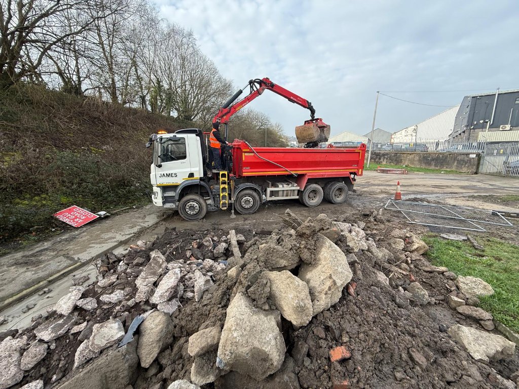 Agricultural Waste Removal - James Grab and Tipper Hire, South Wales