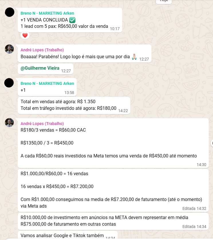 Prova social - Resultados reais