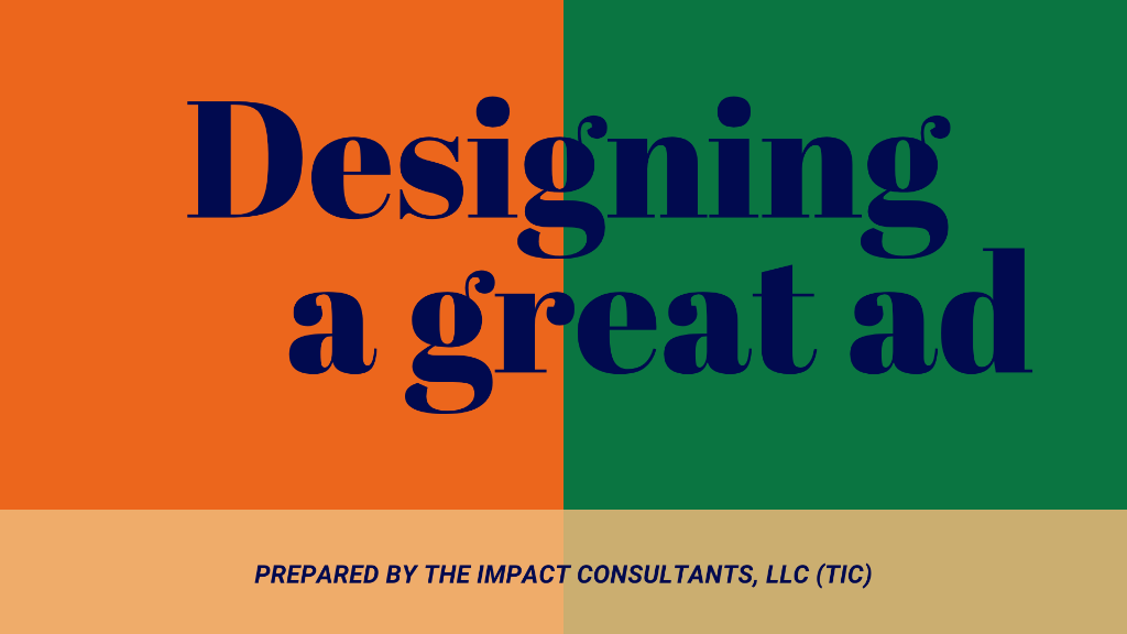 Designing a Great Ad