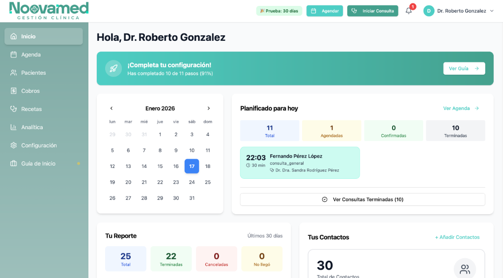 NoovaMed Dashboard