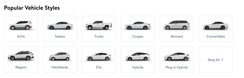 Popular Vehicle Styles