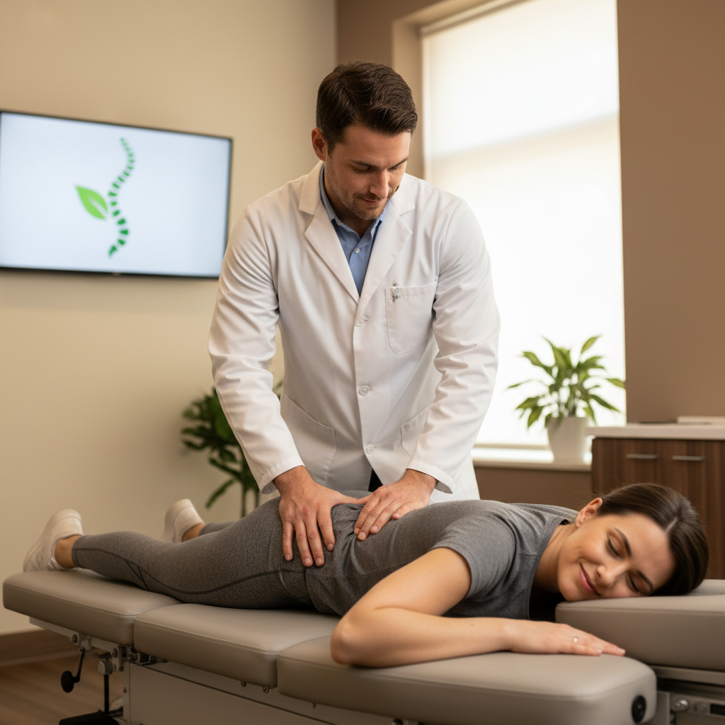 Professional back pain and sciatica relief chiropractor treatment session at Surfers Paradise Chiropractic Health & Wellness Centre