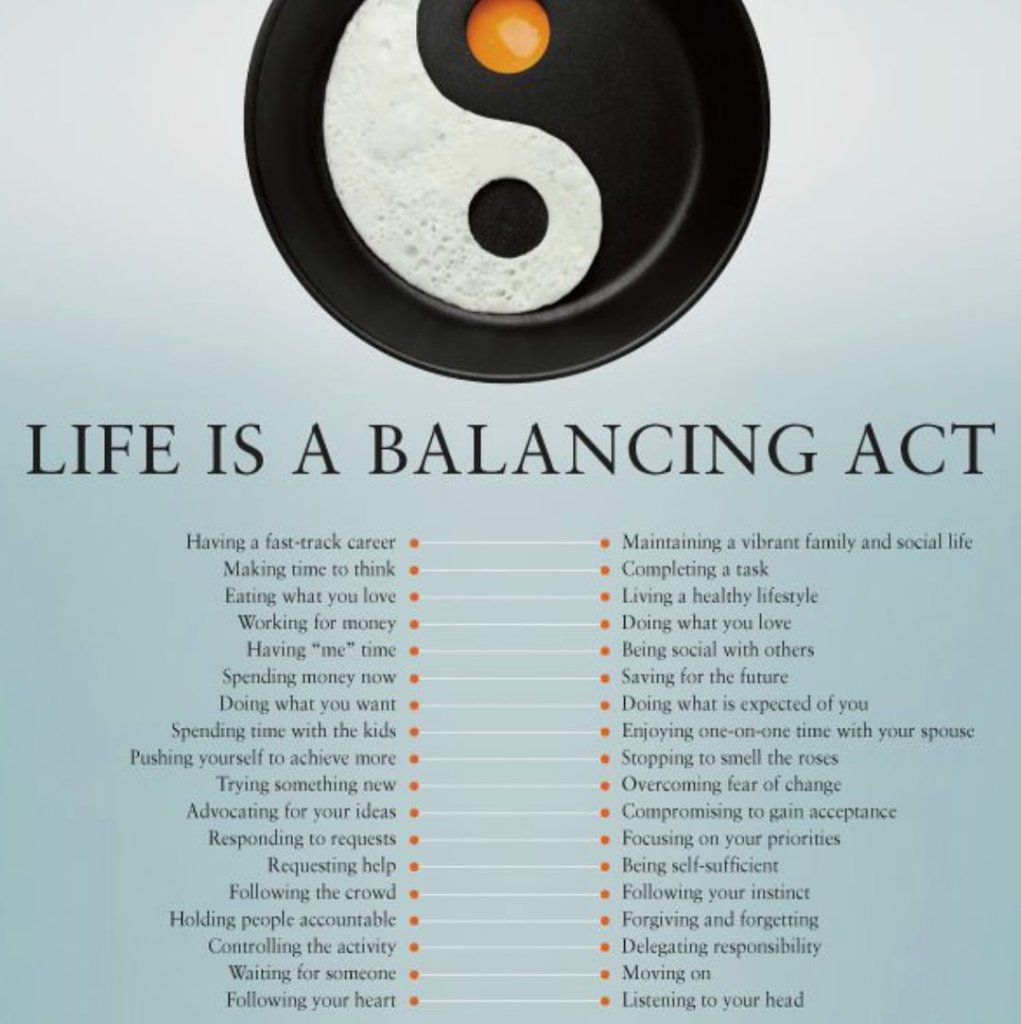 Life is a Balancing Act - Yin Yang Balance
