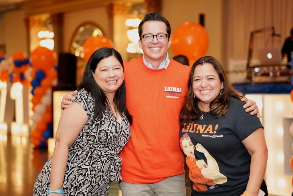 Union Members at Event