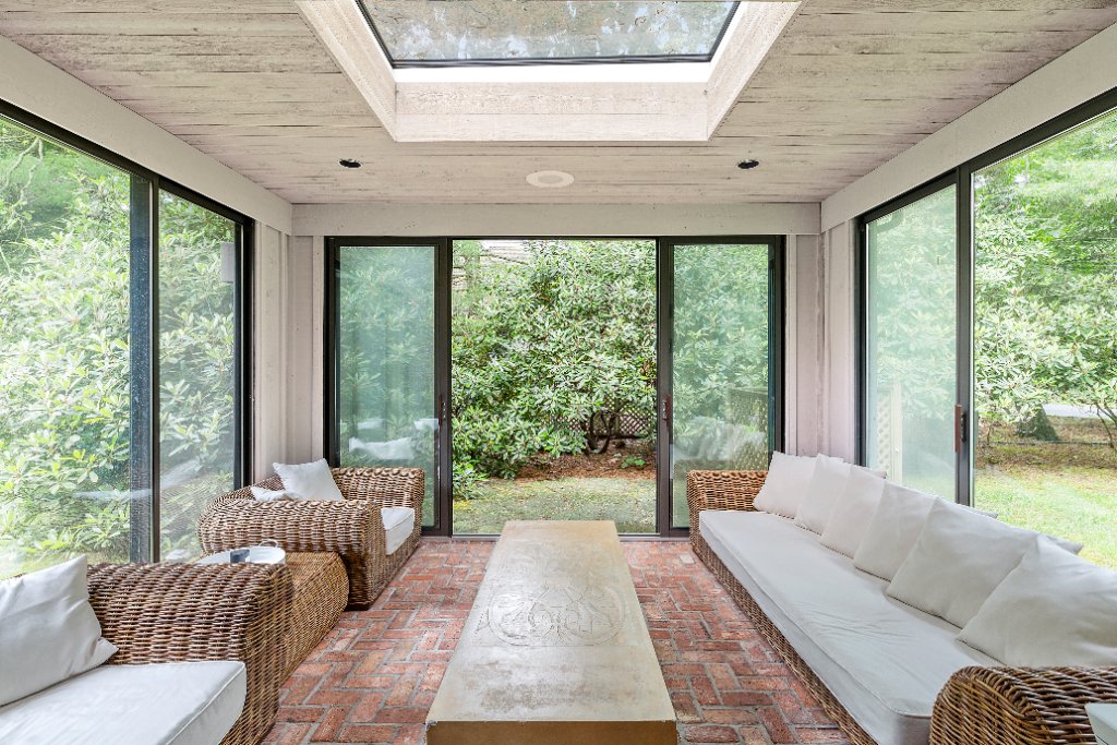 Sunroom & heated patio