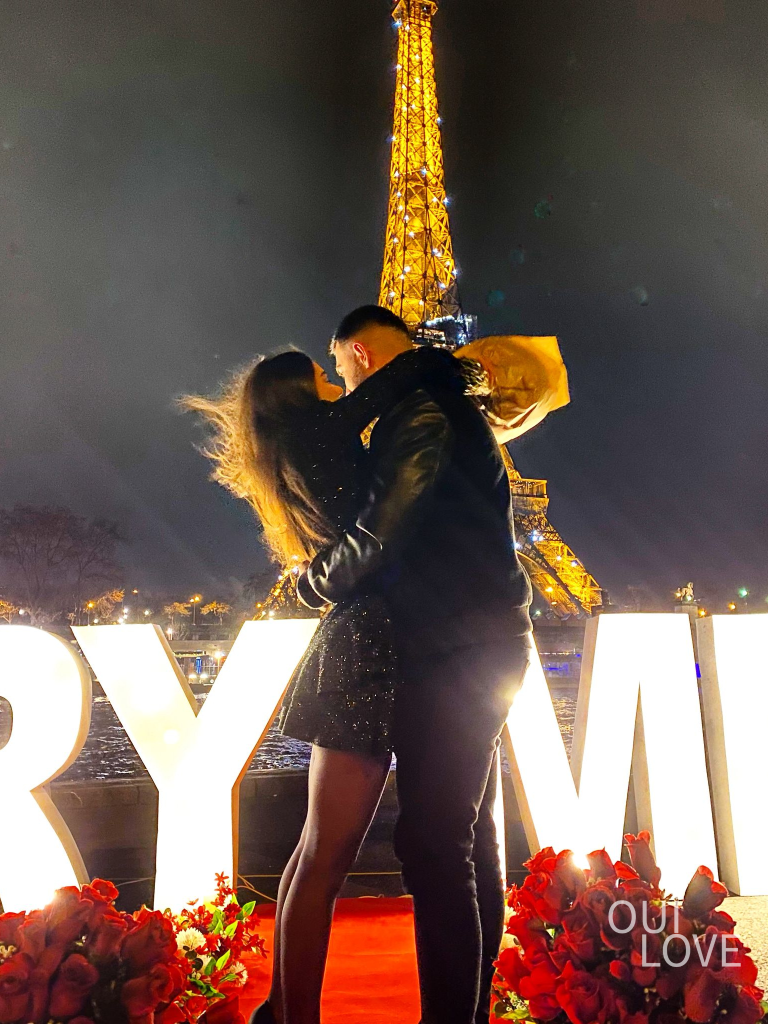 Demande en mariage avec nos Grandes Lettres Marry Me 2