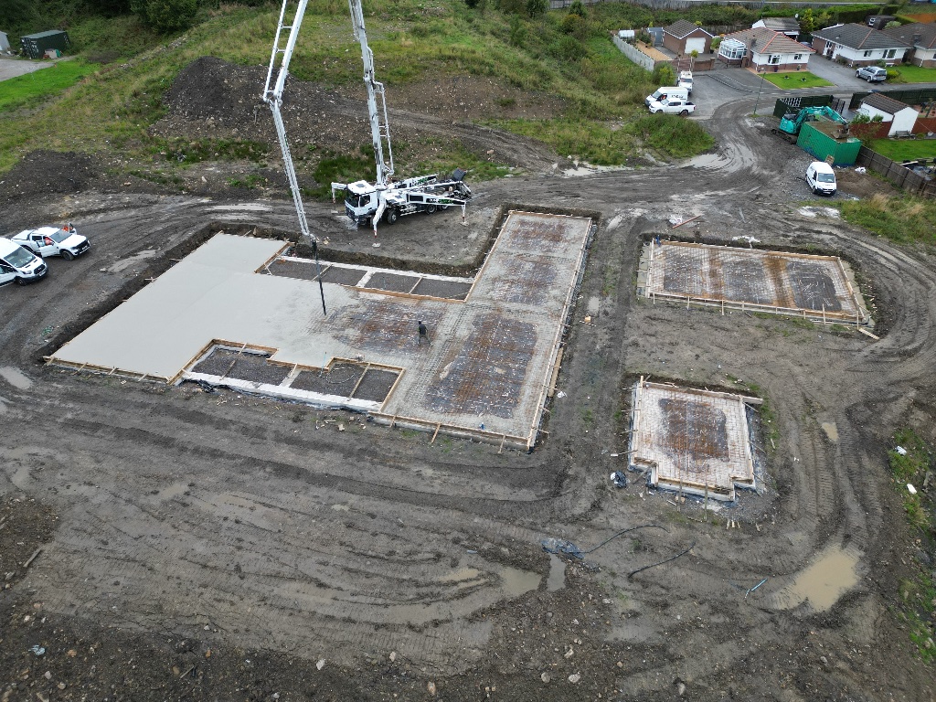 James Groundworks construction site – professional groundworks contractors South Wales