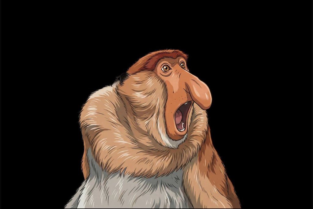 Dashan the Proboscis Monkey