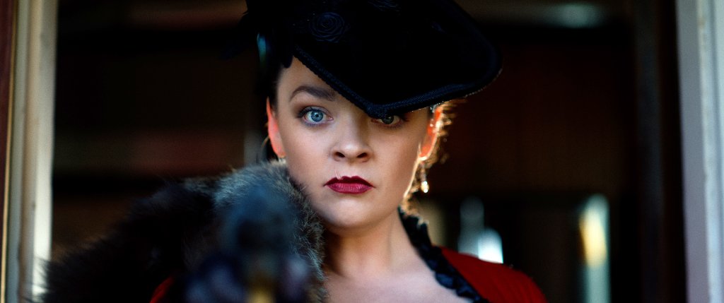 Katherine at the door