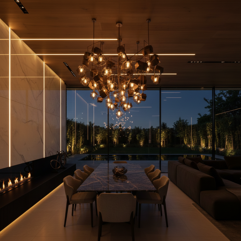 Luxury architectural lighting