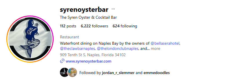 The Syren Instagram