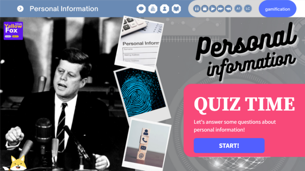 Personal Information Quiz