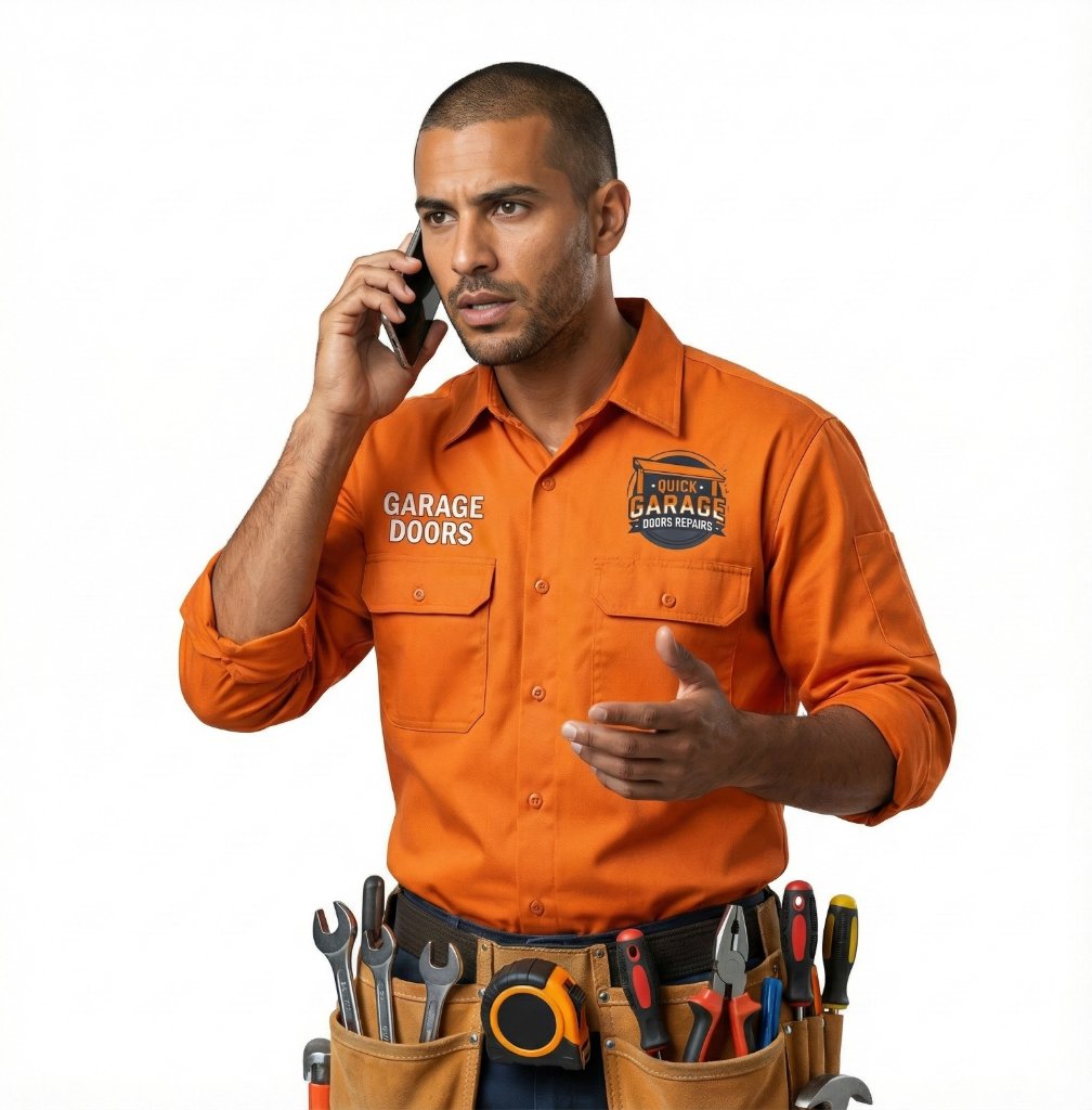 Quick Garage Door Repairs technician ready to help