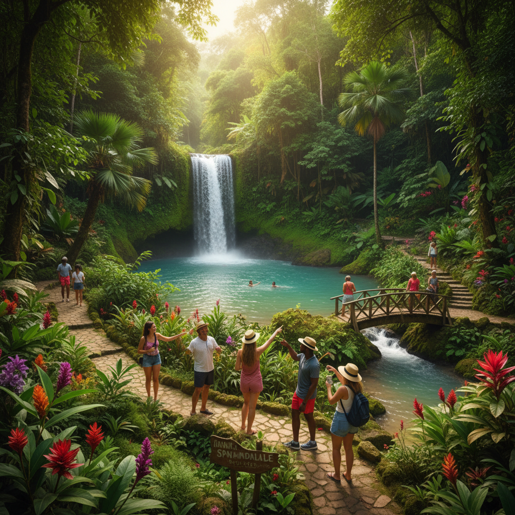Annandale Falls & Spice Garden - Nature tour in St. Ann | Pryceless Jamaican Tours