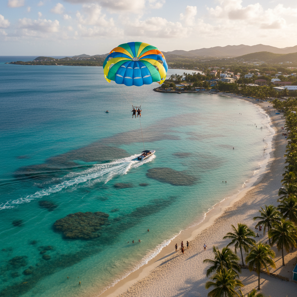 Parasailing Adventure - Water tour in St. James | Pryceless Jamaican Tours