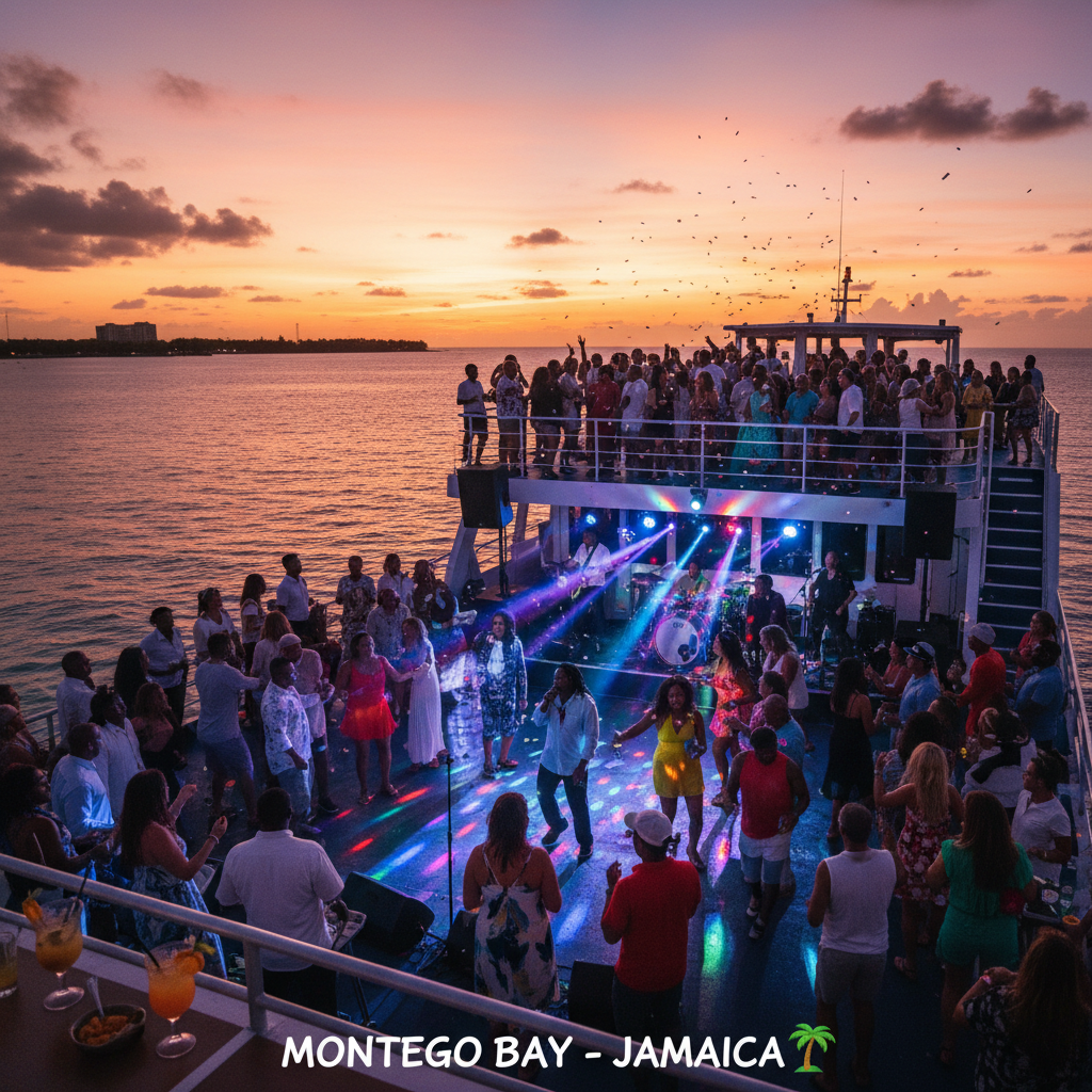 Montego Bay Sunset Dinner Cruise - Nightlife tour in St. James | Pryceless Jamaican Tours
