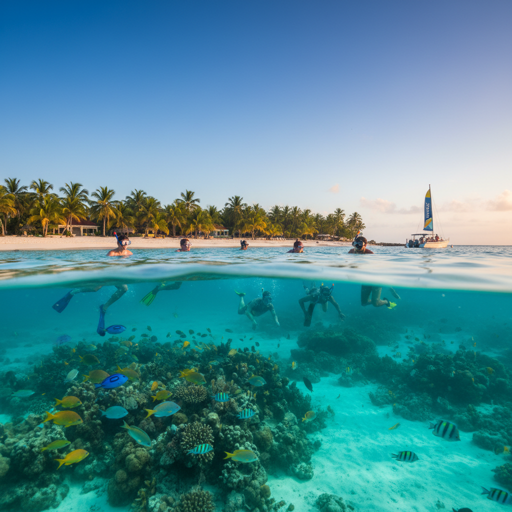 Snorkeling at Montego Bay Marine Park - Water tour in St. James | Pryceless Jamaican Tours
