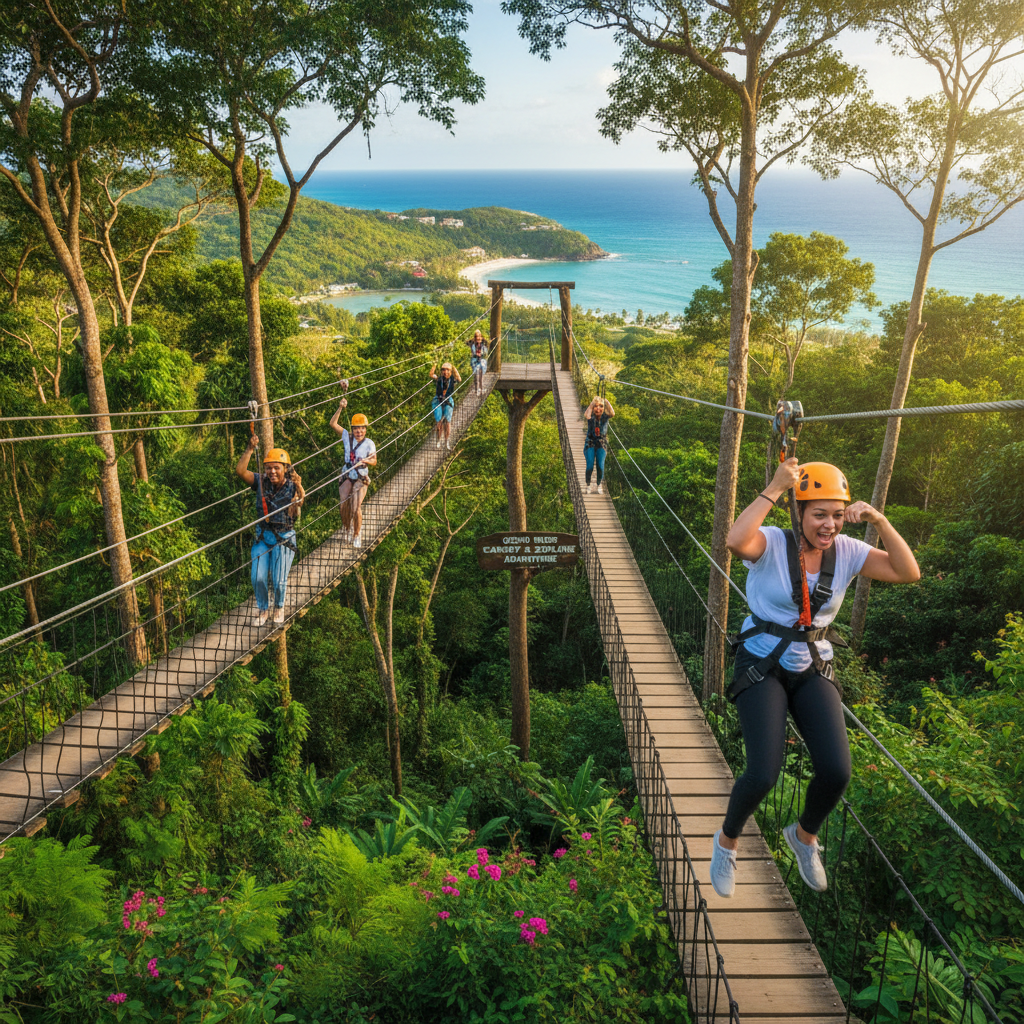 Canopy Walkway & Zipline Combo - Adventure tour in St. Ann | Pryceless Jamaican Tours