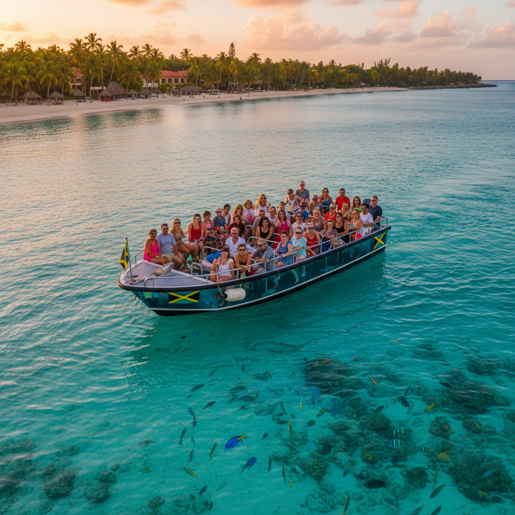 Glass Bottom Boat Tour - Water tour in St. James | Pryceless Jamaican Tours