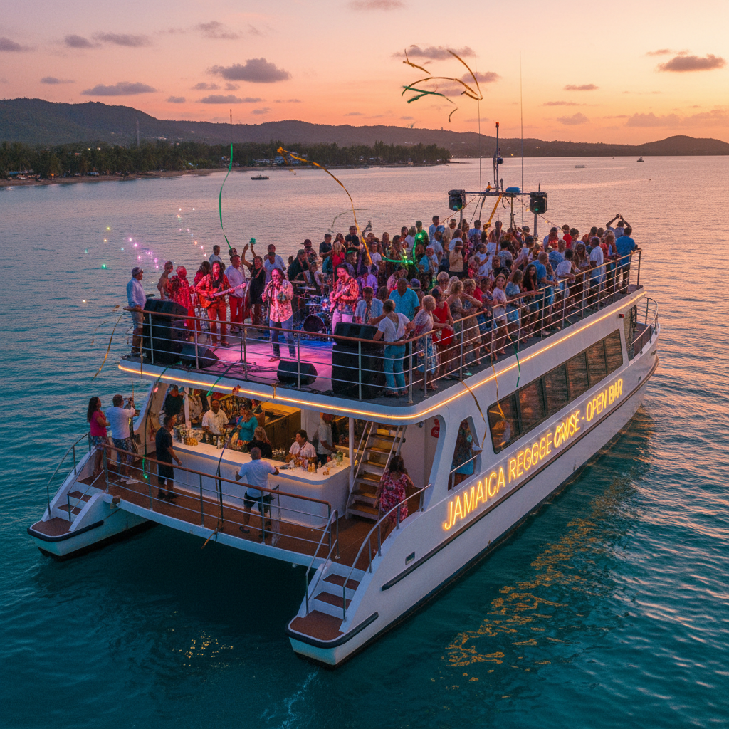 Reggae Party Cruise with Open Bar - Nightlife tour in St. James | Pryceless Jamaican Tours