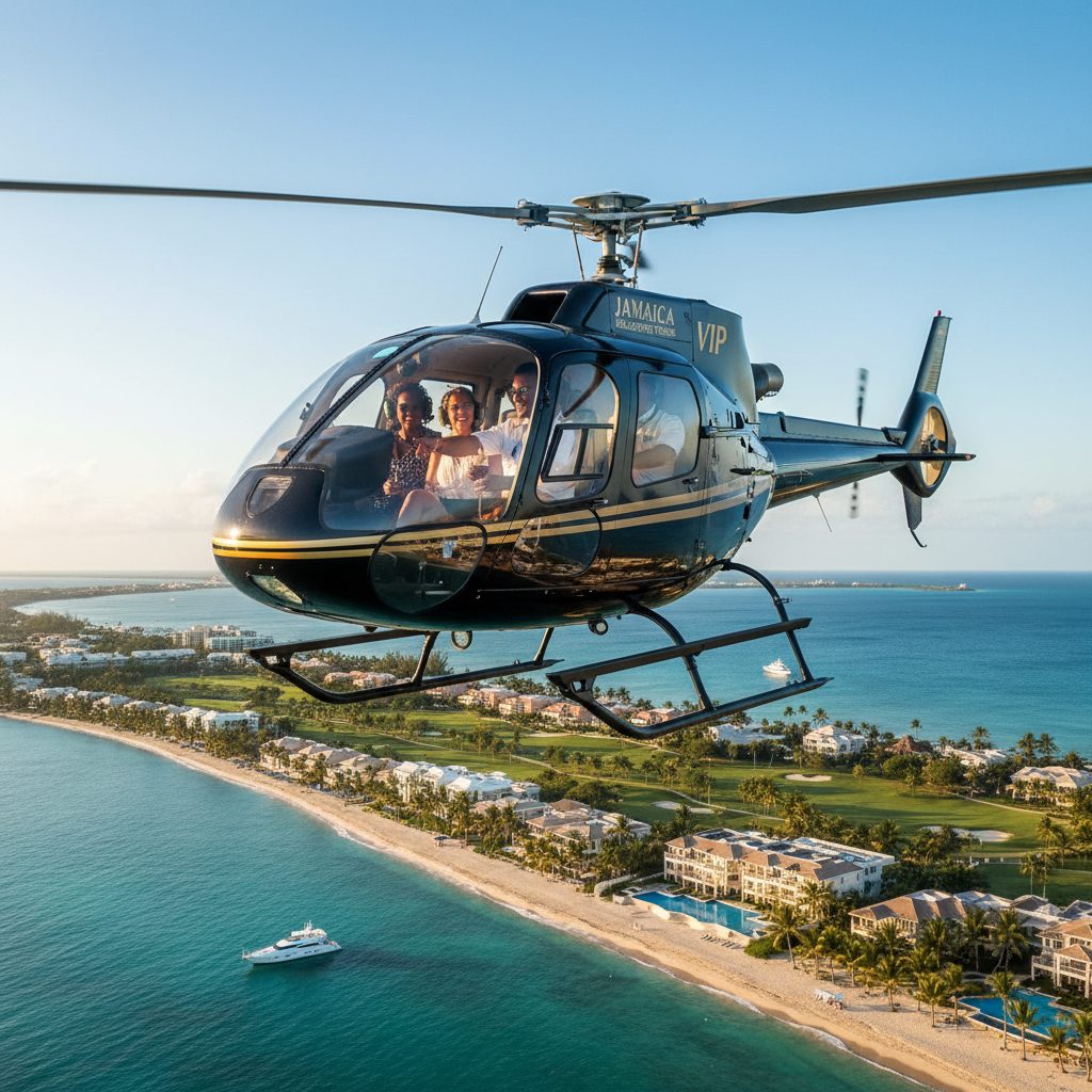 Helicopter Tour of Jamaica - Luxury tour in St. James | Pryceless Jamaican Tours