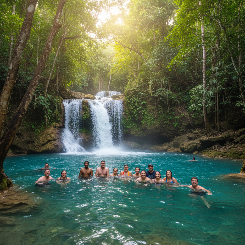 Island Gully Falls - Blue Hole – image 5