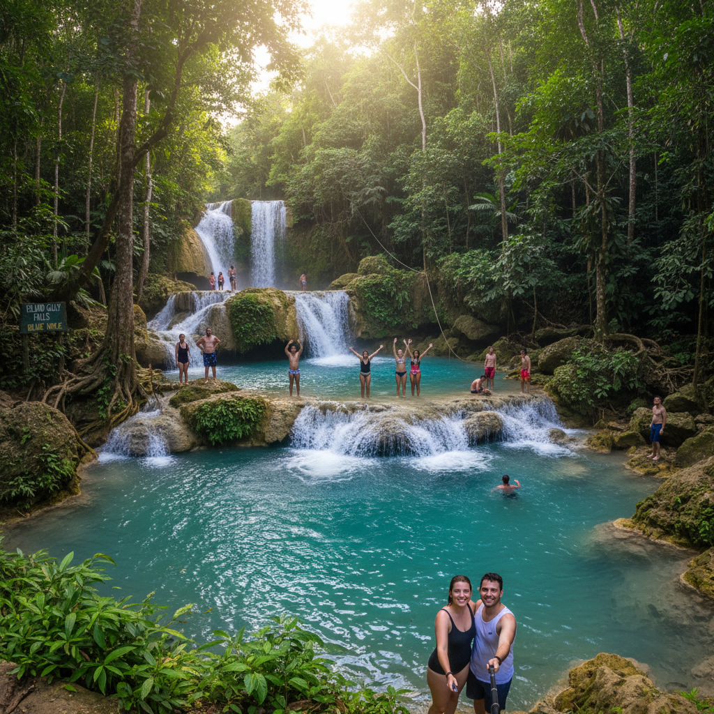 Island Gully Falls - Blue Hole - Nature tour in Jamaica | Pryceless Jamaican Tours