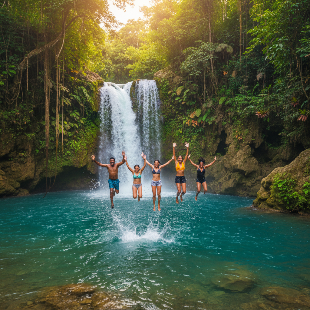 Island Gully Falls - Blue Hole – image 2