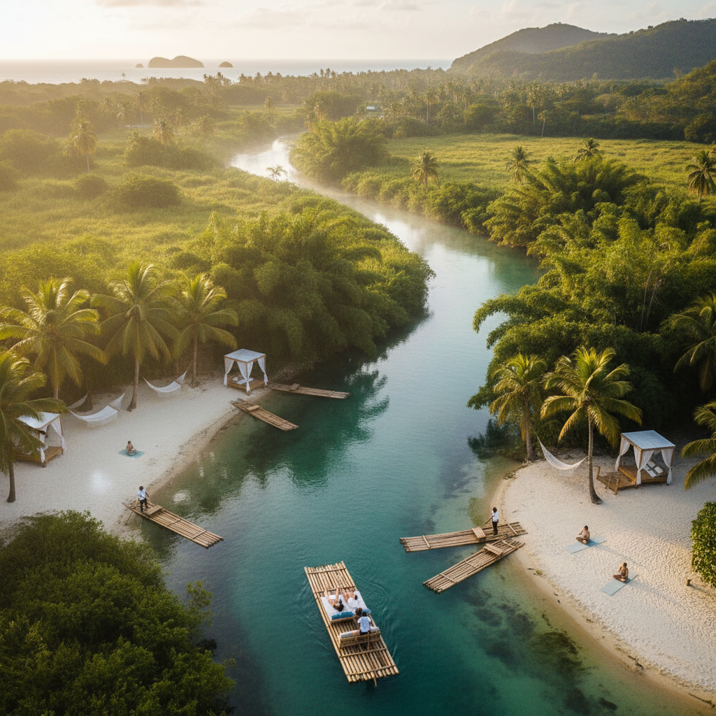 Bamboo Rafting – image 3