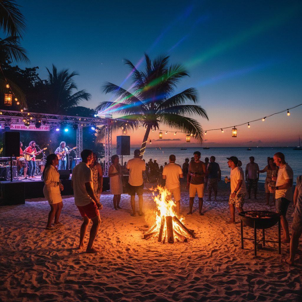 Beach Bonfire & BBQ Night - Nightlife tour in Westmoreland | Pryceless Jamaican Tours