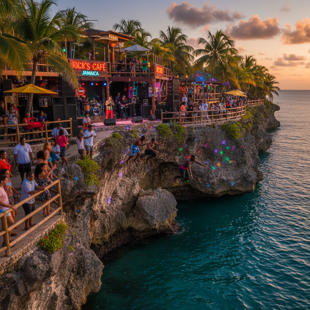Negril Cliff Diving at Rick's Cafe – image 4