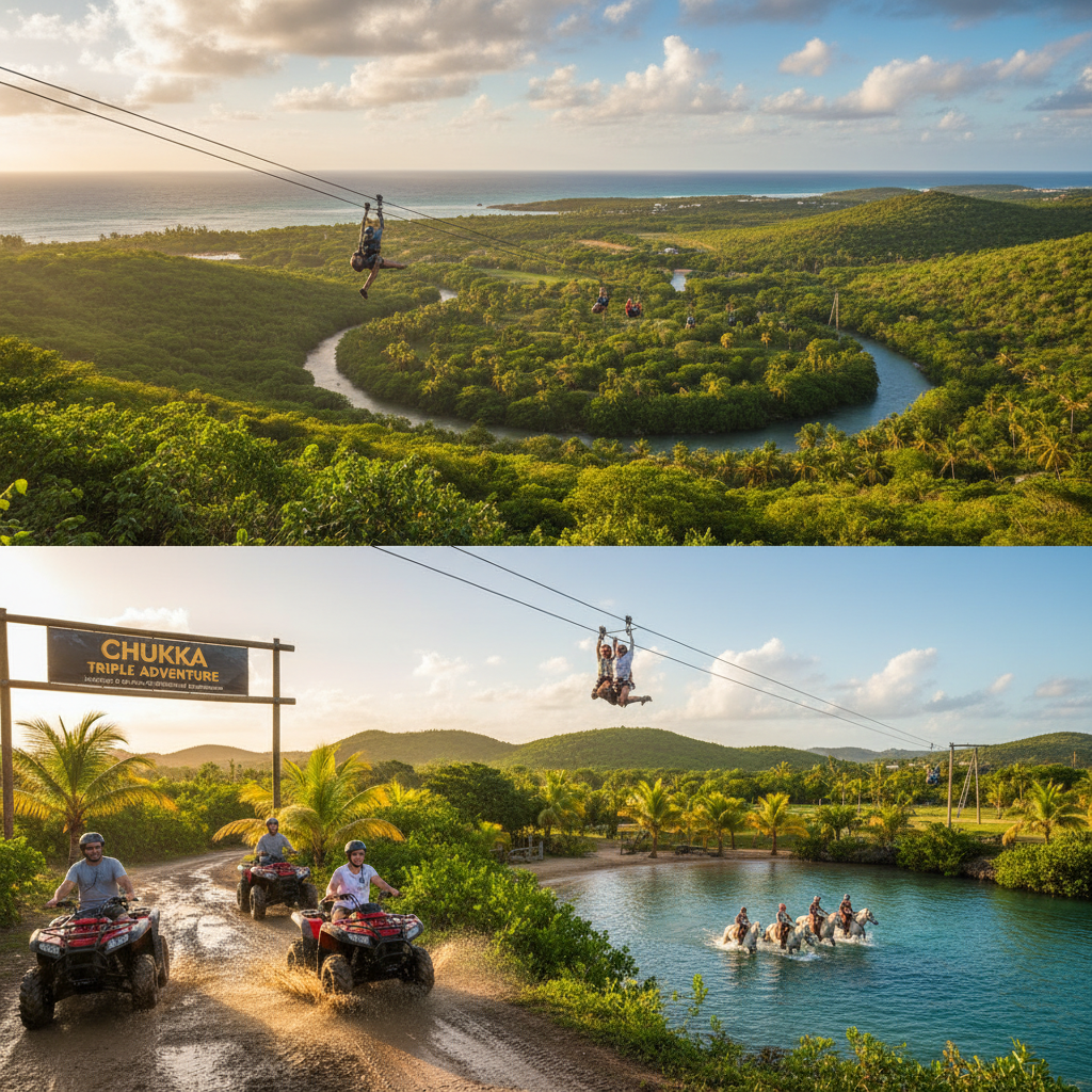 Chukka Triple Adventure - Combo tour in St. James | Pryceless Jamaican Tours