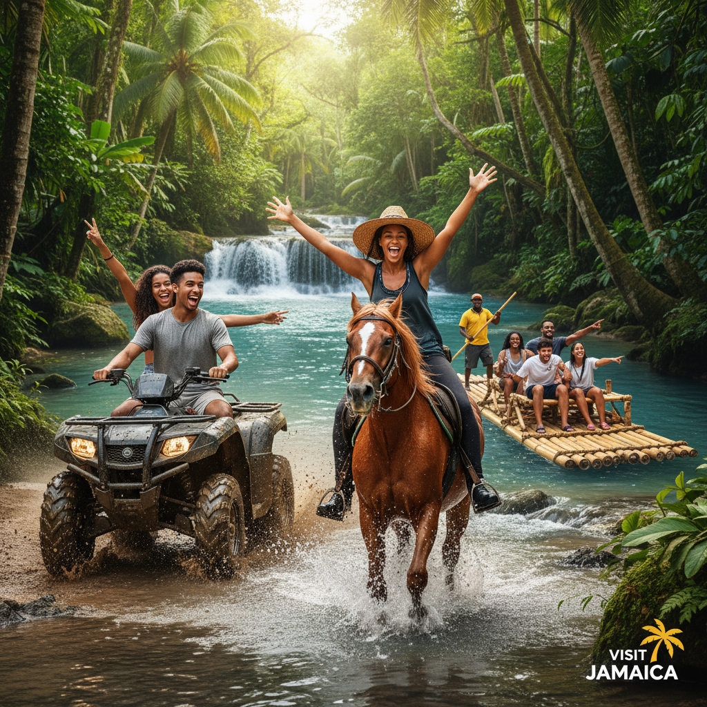Horseback Ride, ATV & Bamboo Rafting – image 2