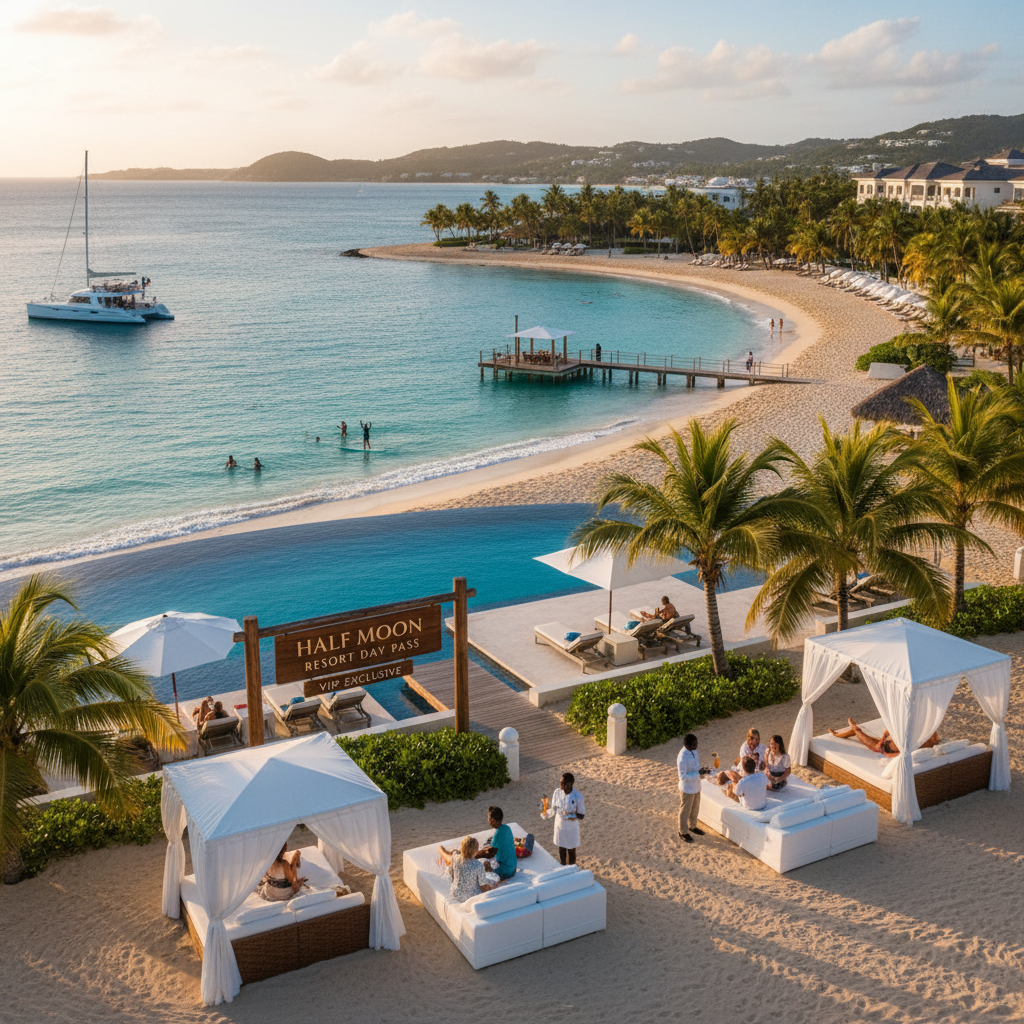 Half Moon Beach Resort Day Pass - Luxury tour in St. James | Pryceless Jamaican Tours