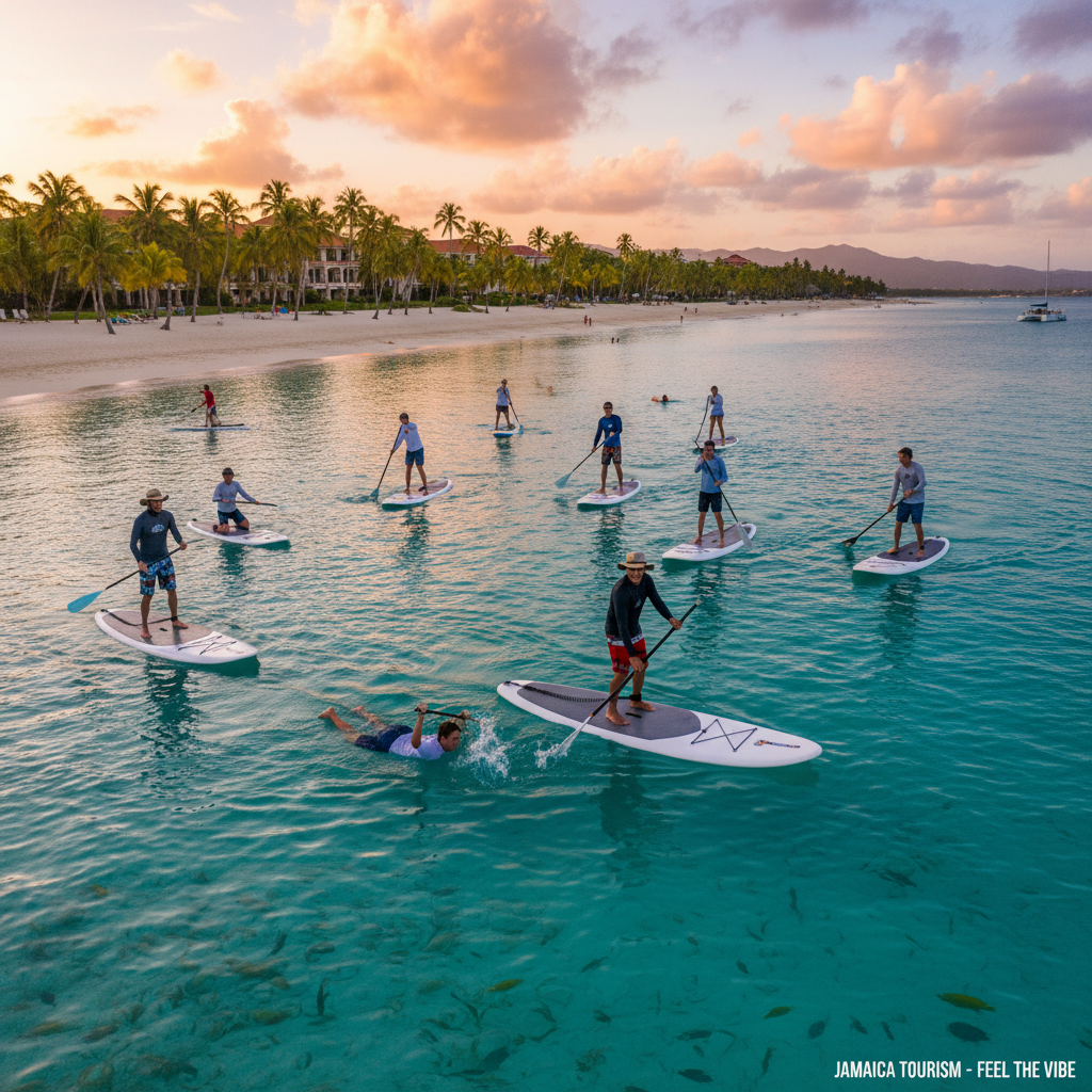 Stand Up Paddleboard Lesson - Water tour in St. James | Pryceless Jamaican Tours