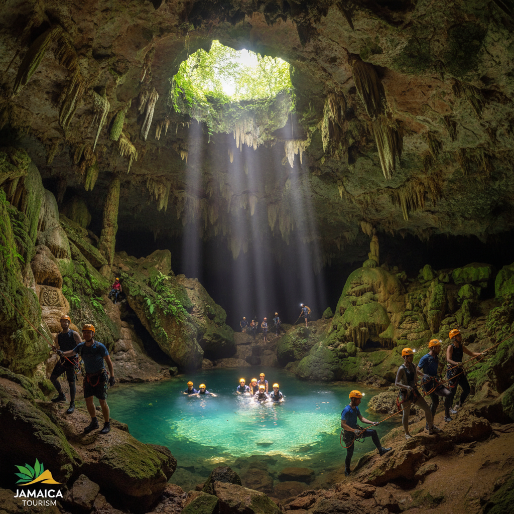Caving Adventure at Gourie Cave - Adventure tour in St. James | Pryceless Jamaican Tours