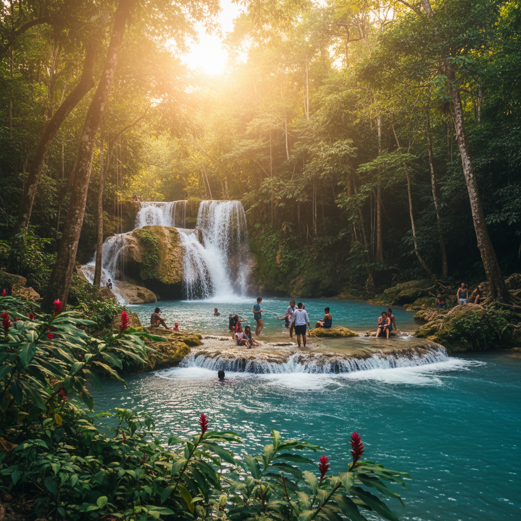 Island Gully Falls - Blue Hole – image 4