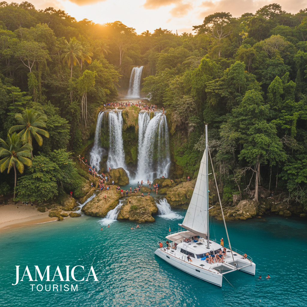 Dunn's River Falls & Catamaran Tour - Nature tour in Jamaica | Pryceless Jamaican Tours