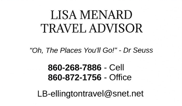 Ellington Travel Business Card Back