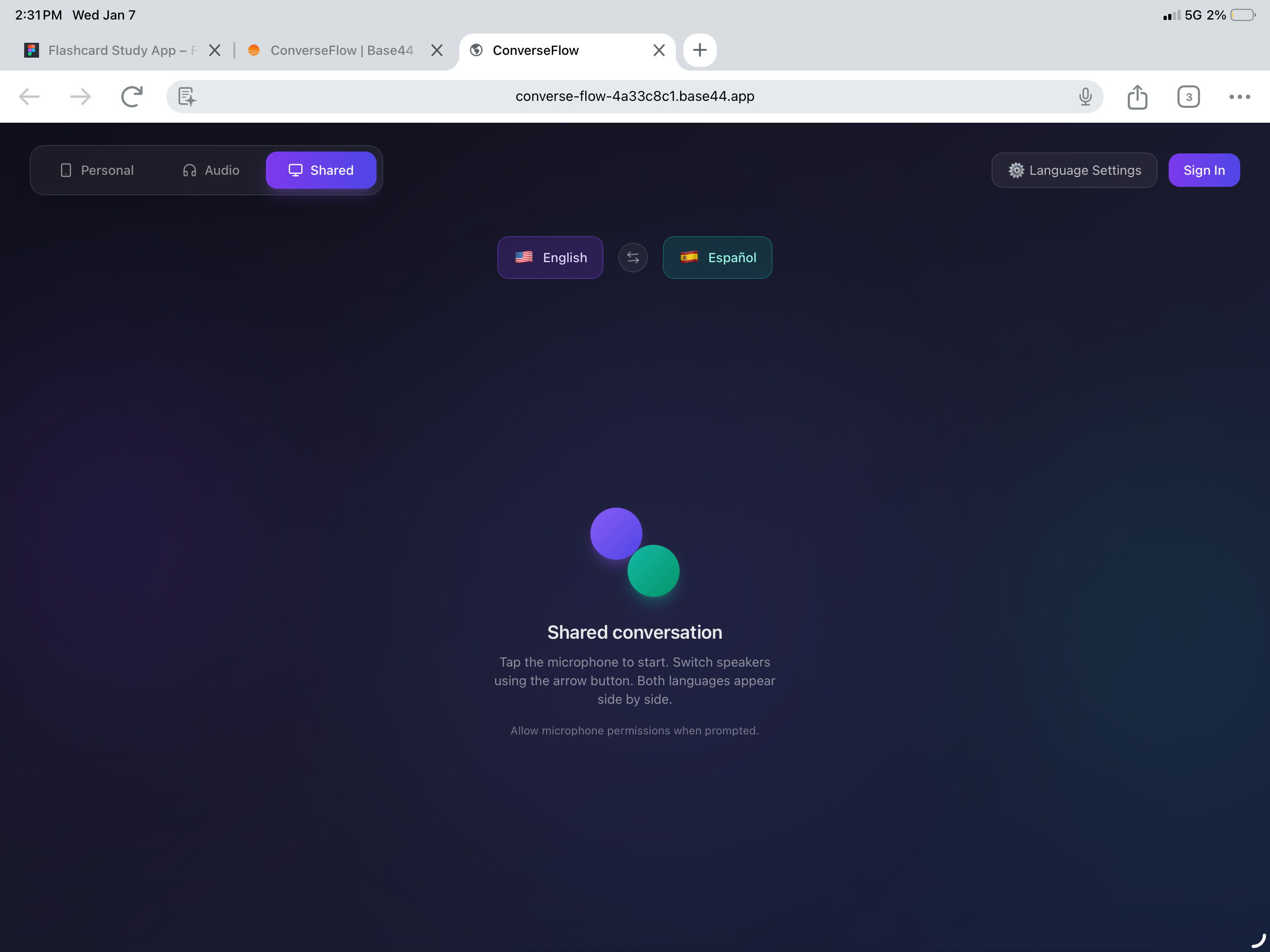 Convo Ai template preview