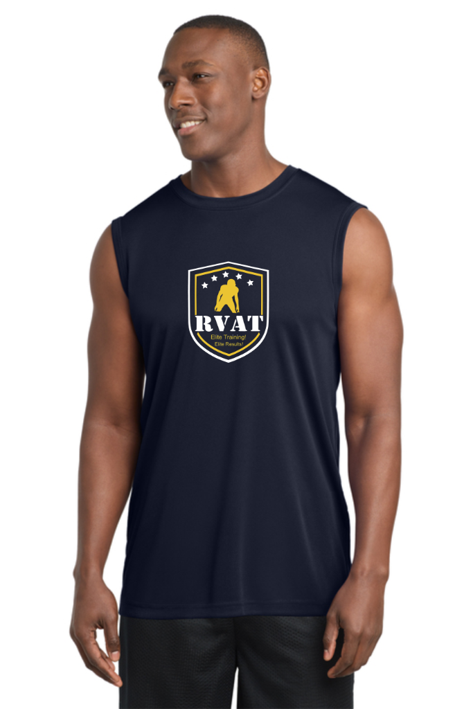 RVAT Sleeveless Performance Tee - Black