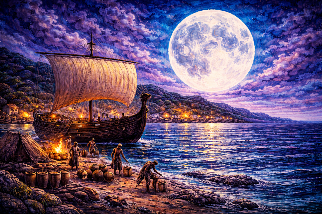 Fenicios Luna — La Noche del Comercio