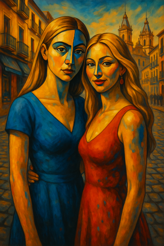 Cara y Lina - Calle