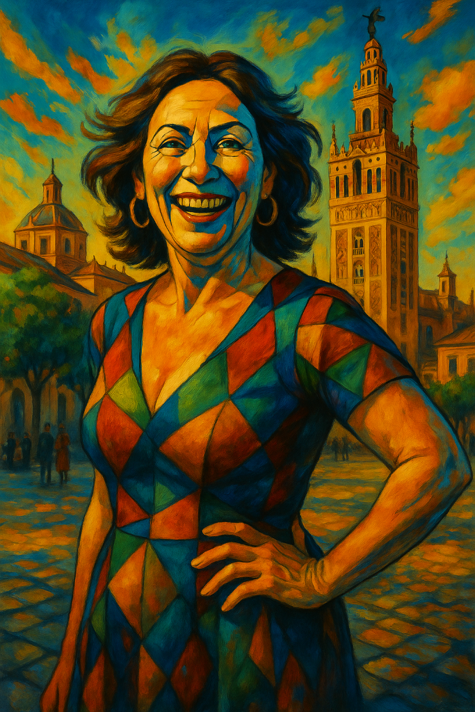 Abuela Giralda Arlequín