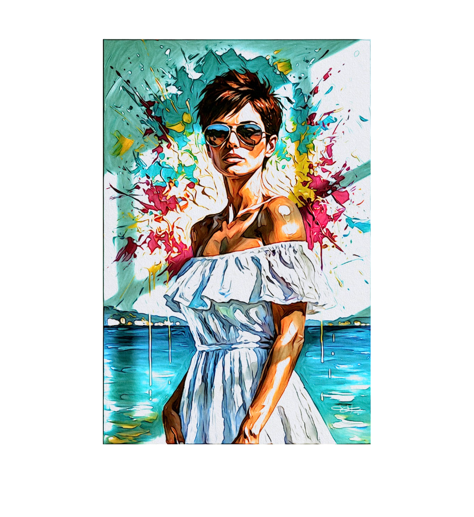 Lourdes - Rayban Caribe Colors Brush