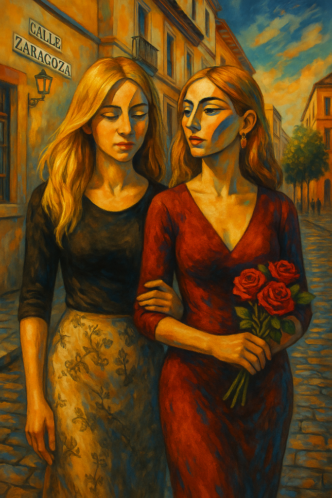 Pareja Rubias - Calle Zaragoza